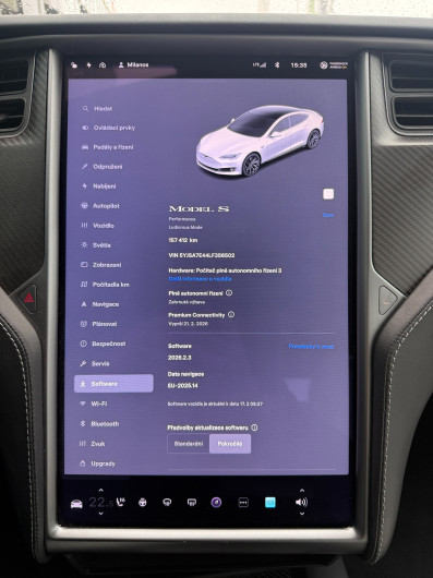 Tesla Model S Performance Raven Ludicrous+ FSD na operativní leasing